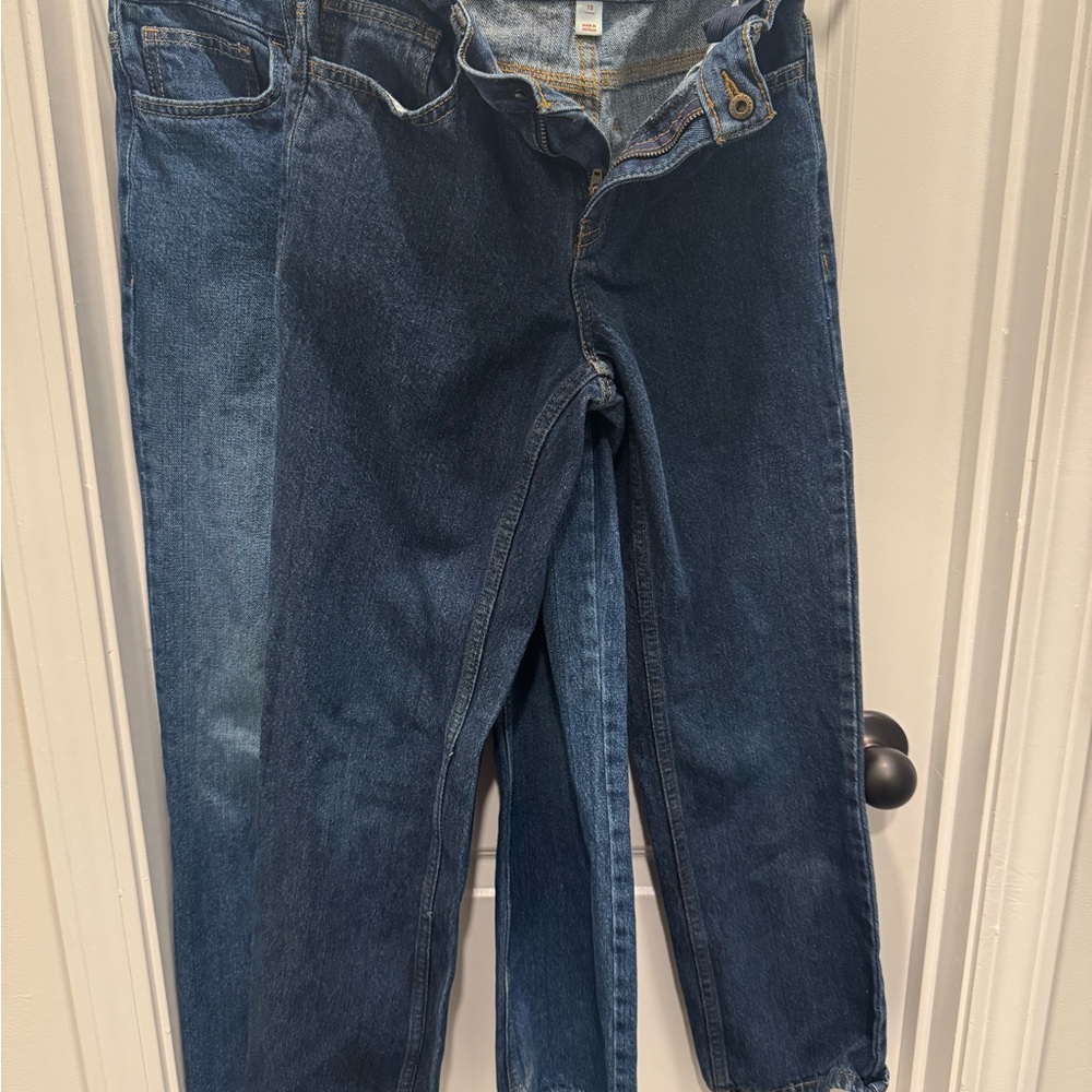 Cat & Jack Dark Blue Straight Leg Jeans